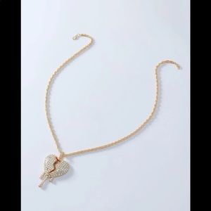 Gold Heartbreak Necklace
